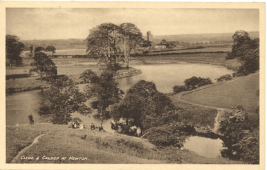 Rivers Clyde & Calder at Newton - Printed for J.Leighton, Newton
