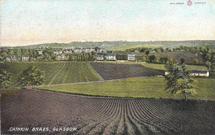 Cathkin Braes - circa 1900 - Card Dated 1909 - Reliable Series