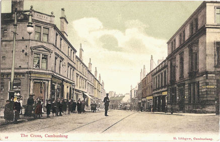 The Cross - Circa 1900 - Card Dated 1905 - Published by H.Lithgow, Cambuslang.