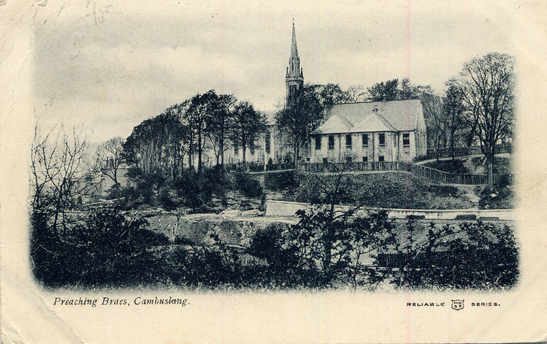 Preaching Braes - cica 1900 - Card Postmarked 1903 - Reliable Series