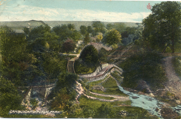 Public Park circa 1900 - Card dated 1917 - Reliabale Series No 181/52 - Published by Peddie & Co., Cambuslang.