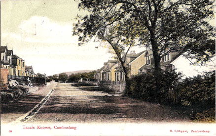 Tanzie Knowe - circa 1900 - Published by H.Lithgow, Cambuslang