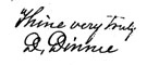 Donald's signature